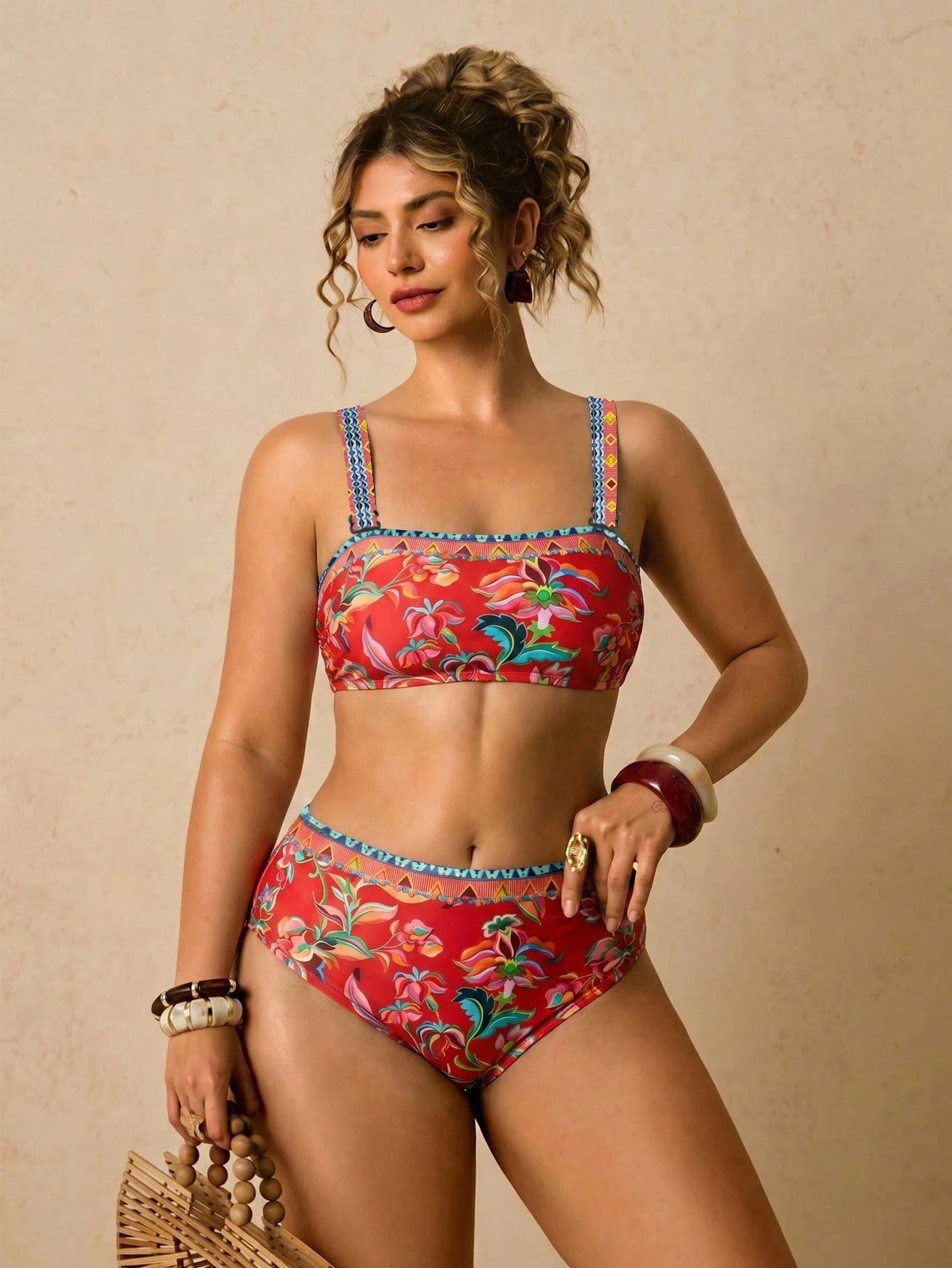 Biquíni Plus Size Tropical Maya 