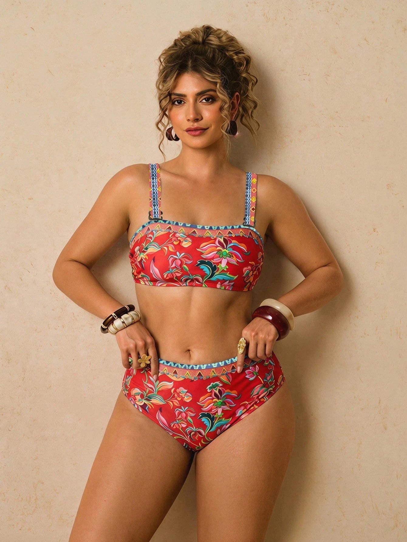 Biquíni Plus Size Tropical Maya 