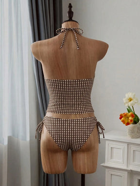 Tankini Minimalista com Amarração