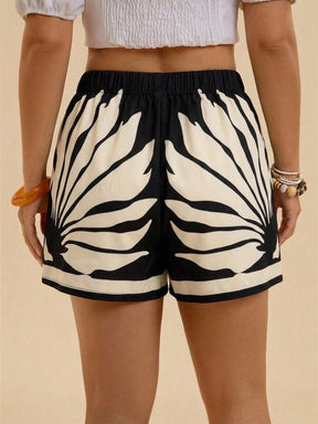 Shorts Casual de Praia Plus Size Zoe