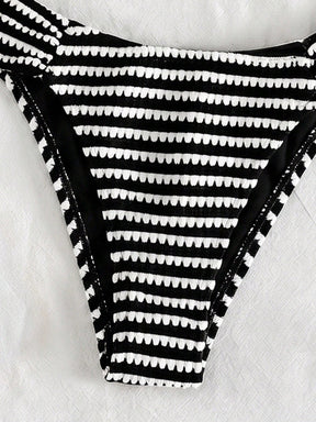 Biquíni Bandeau Listrado Náutico Camille