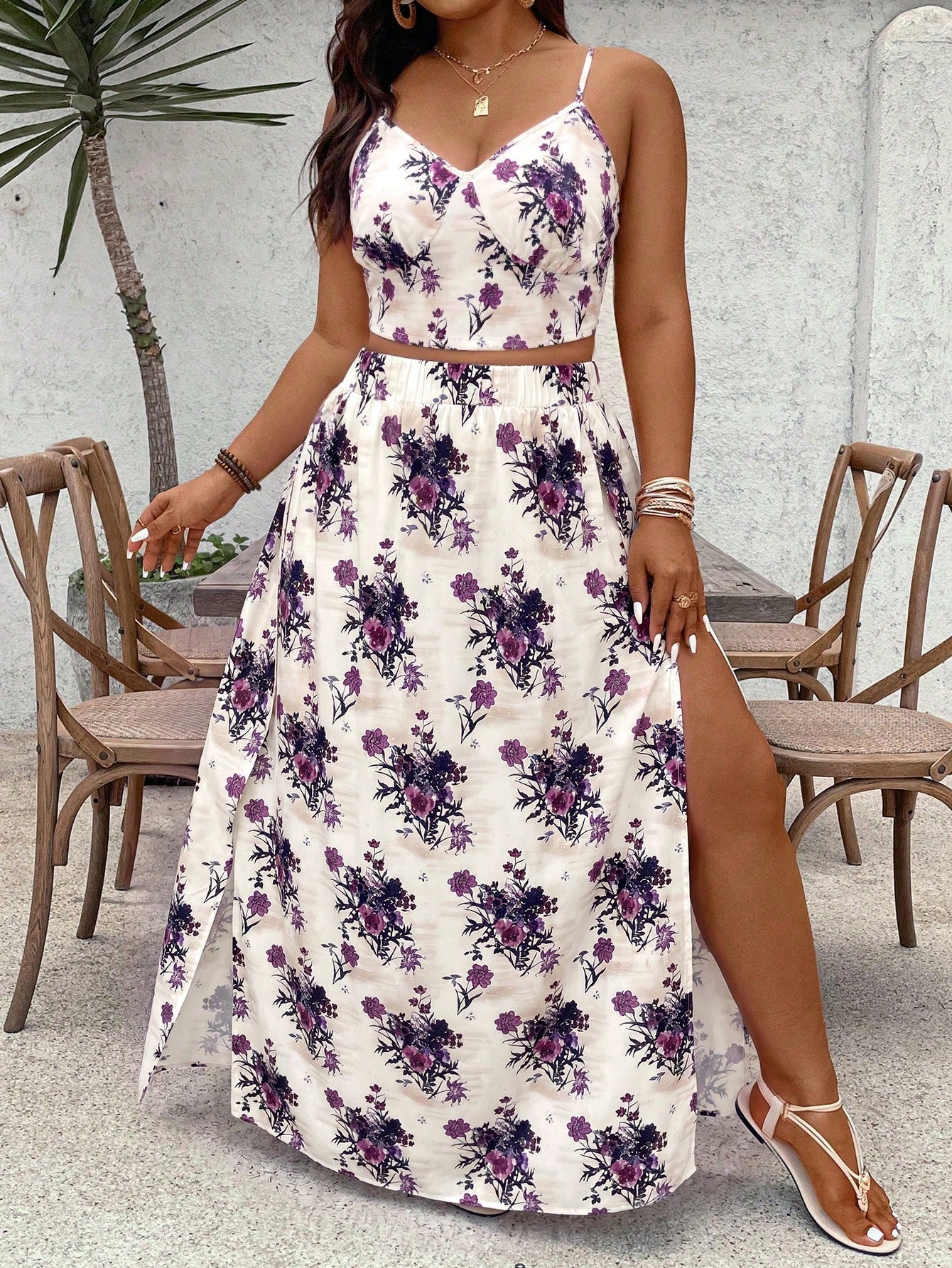 Conjunto Fenda Tropical  2 Peças Luna
