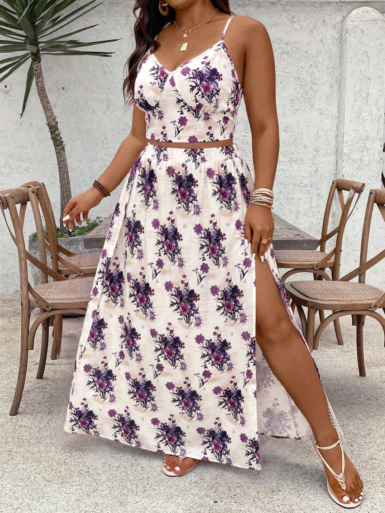 Conjunto Fenda Tropical  2 Peças Luna