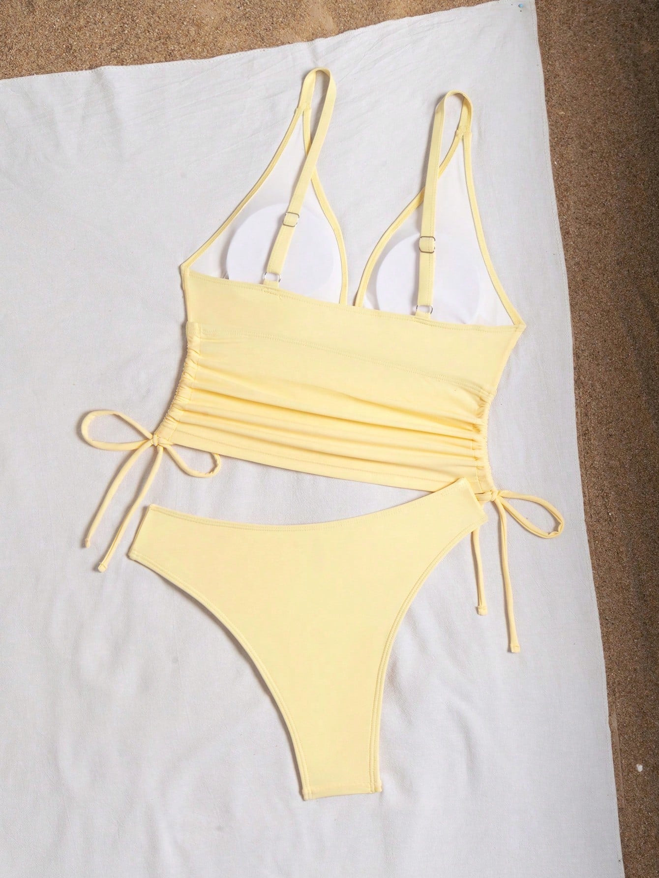 Tankini Drapeado Decote V Resort