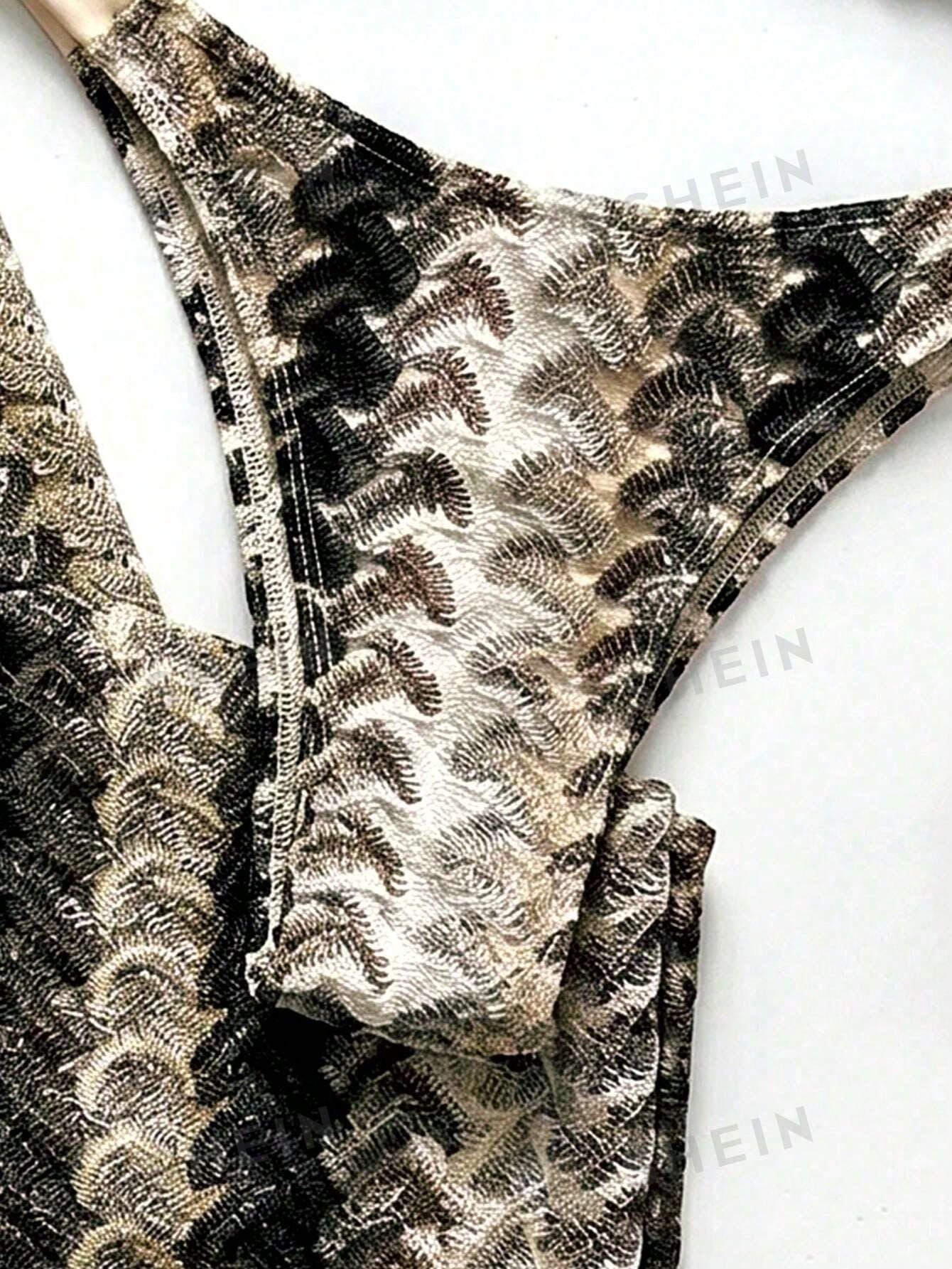 Conjunto Biquíni Tricô 3 Peças Mia