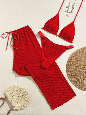Conjunto 3 Peças Biquíni com Calça Resort Alinne