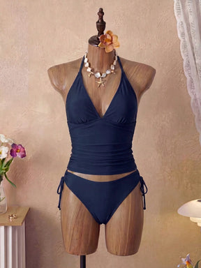Tankini Minimalista com Amarração
