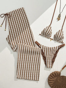 Conjunto 3 Peças Biquíni com Calça Resort Alinne