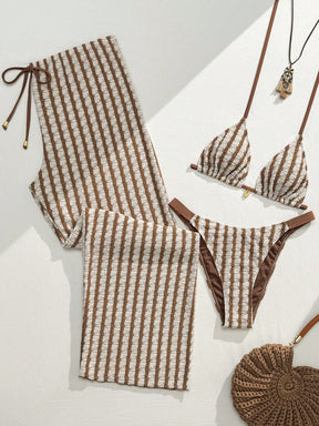 Conjunto 3 Peças Biquíni com Calça Resort Alinne