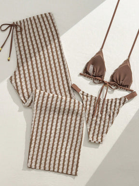Conjunto 3 Peças Biquíni com Calça Resort Alinne