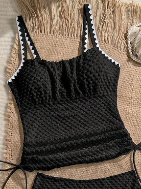 Tankini Listrado Cintura Alta Helena