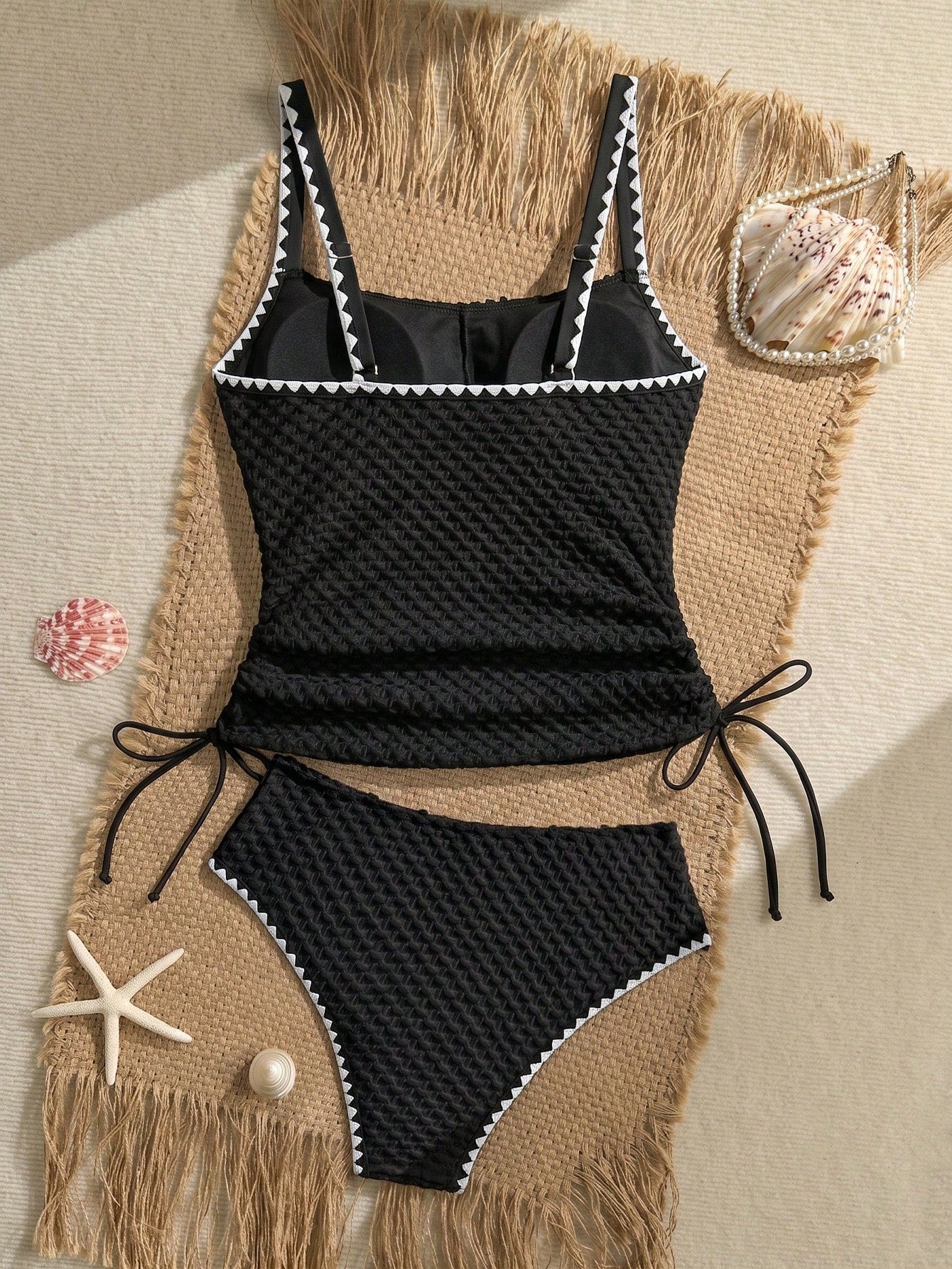 Tankini Listrado Cintura Alta Helena