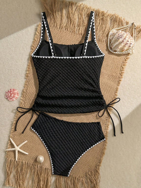 Tankini Listrado Cintura Alta Helena