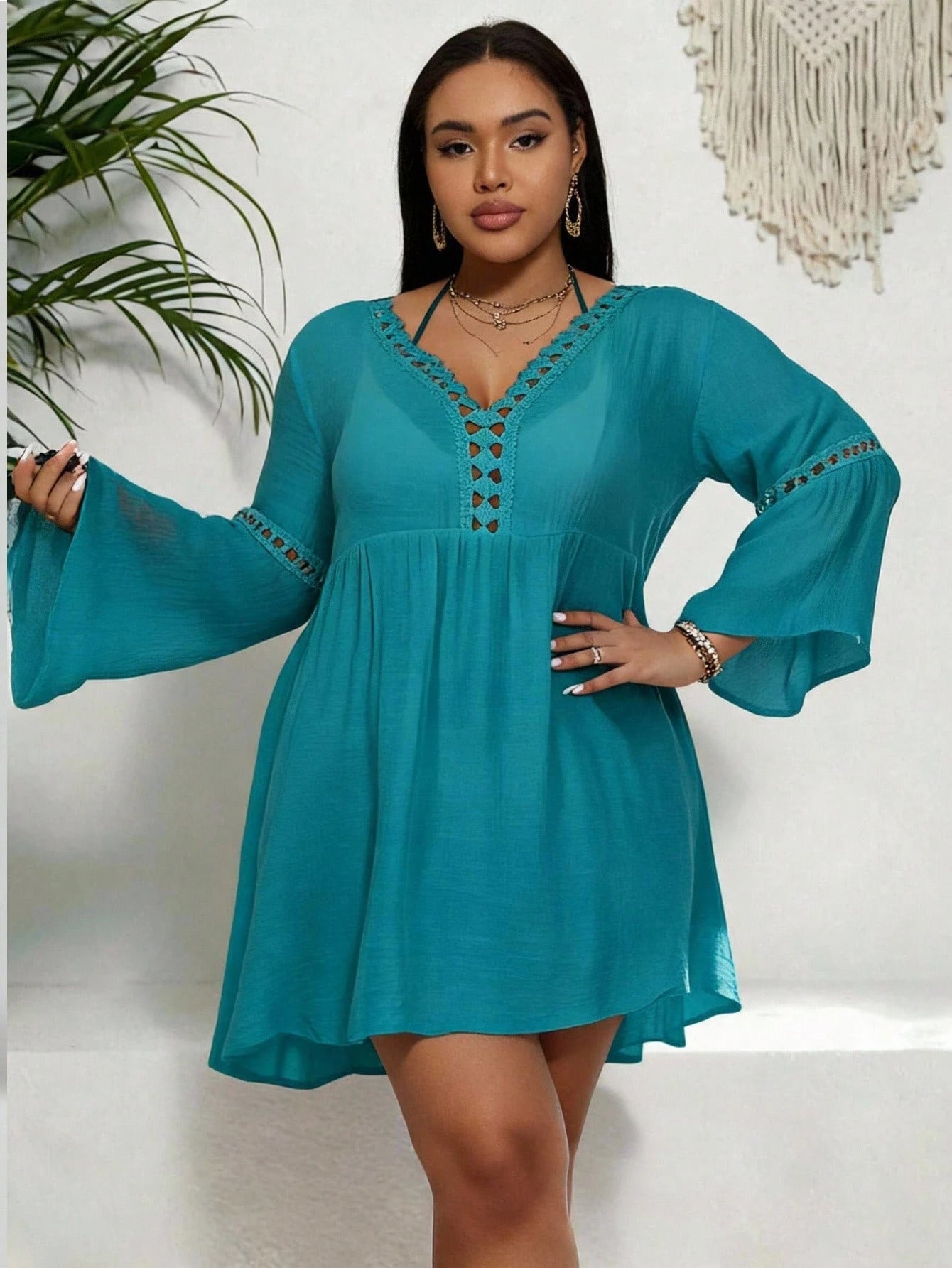 Saída Renda Plus Size Marcela