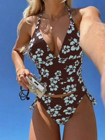 Tankini Minimalista com Amarração