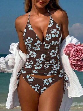 Tankini Minimalista com Amarração