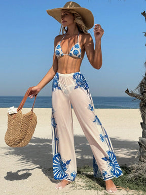 Conjunto Biquíni 3 Peças Tropical Marcela