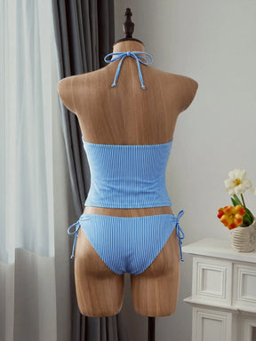 Tankini Minimalista com Amarração
