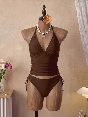 Tankini Minimalista com Amarração