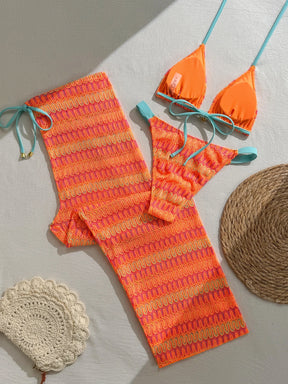 Conjunto 3 Peças Biquíni com Calça Resort Alinne