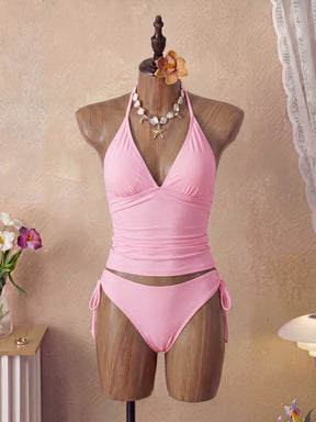 Tankini Minimalista com Amarração