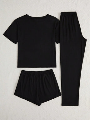 Conjunto De Pijama 3 Peças