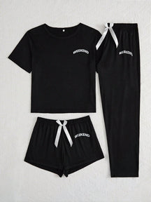 Conjunto De Pijama 3 Peças