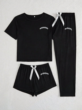 Conjunto De Pijama 3 Peças