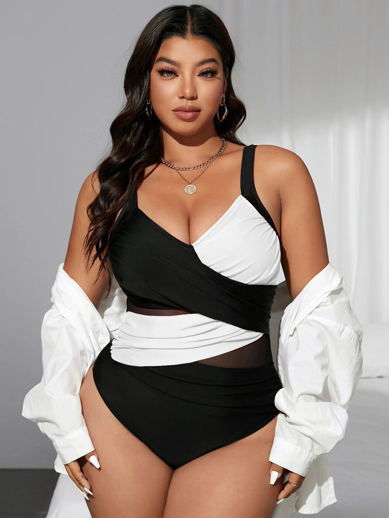 Maiô Cruzado Emily Plus Size