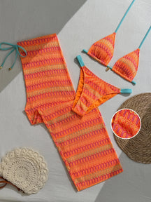 Conjunto 3 Peças Biquíni com Calça Resort Alinne