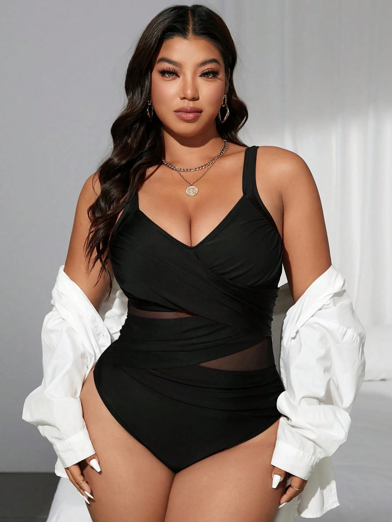 Maiô Cruzado Emily Plus Size