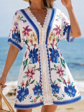 Saída Elegante Renda Verão