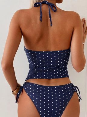 Tankini Minimalista com Amarração