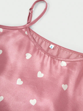 Conjunto Pijama 7 Peças Corações