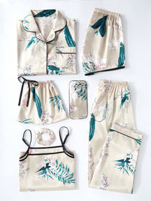 Conjunto Pijama 7 Peças Floral