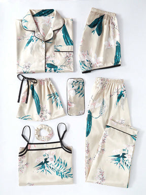 Conjunto Pijama 7 Peças Floral