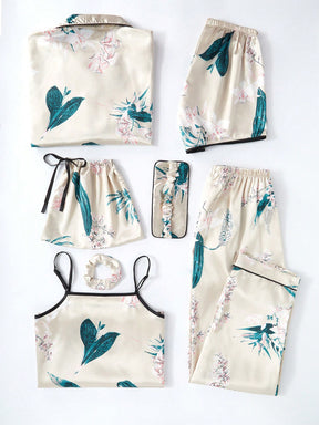Conjunto Pijama 7 Peças Floral