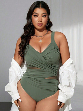 Maiô Cruzado Emily Plus Size