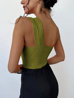 Body Ombro Único Elegante