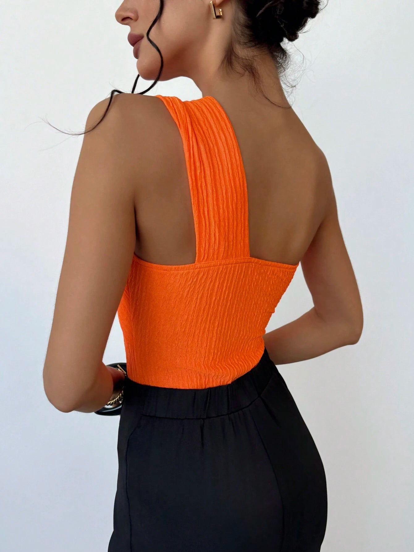 Body Ombro Único Elegante