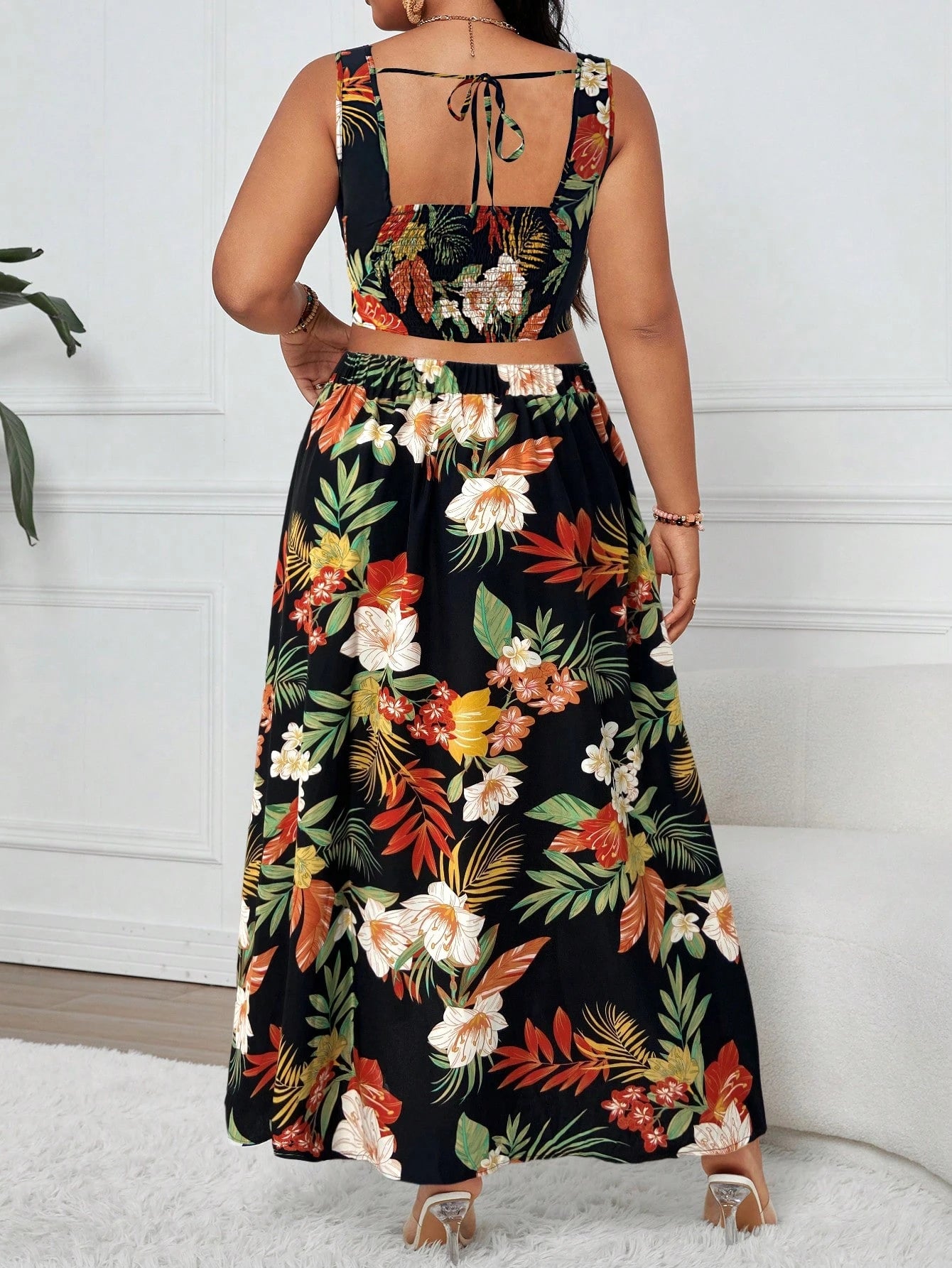 Conjunto Plus Size Casual Estampado