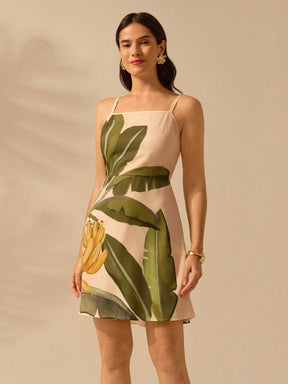 Vestido Curto Boho de Alcinha
