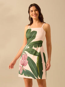 Vestido Curto Boho de Alcinha