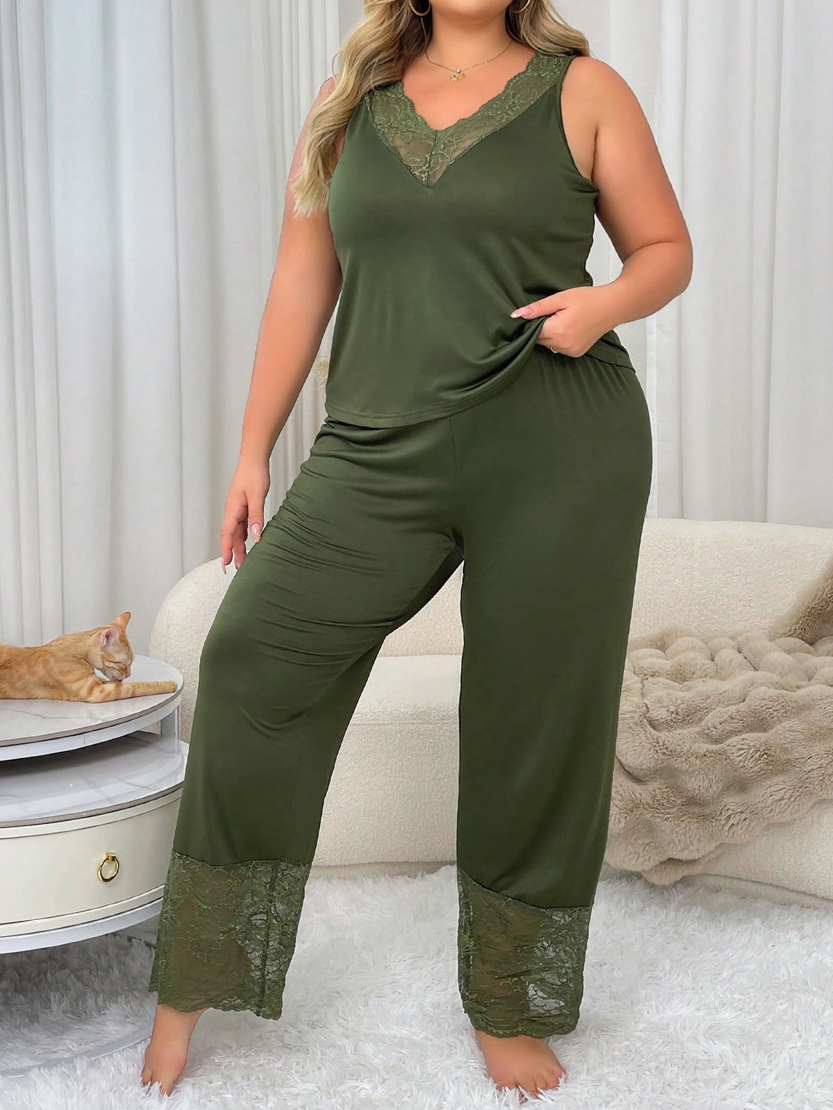 Pijama Plus Size Renda