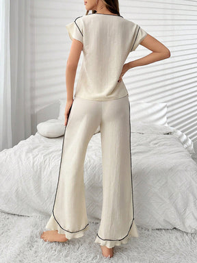 Pijama Luxo Com Babados