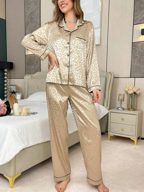 Pijama Cetim Noite Felina