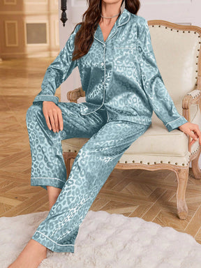 Pijama Cetim Noite Felina