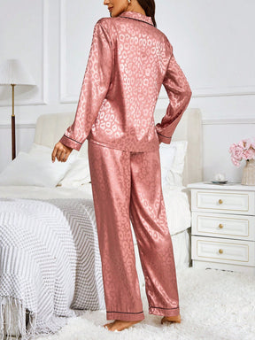 Pijama Cetim Noite Felina