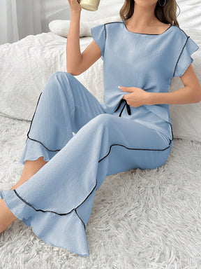 Pijama Luxo Com Babados