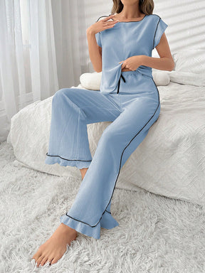 Pijama Luxo Com Babados